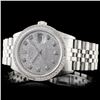 Image 2 : Rolex SS DateJust 1.50ct Diamond Gents Wristwatch