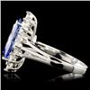 Image 2 : 14K Gold 2.71ct Tanzanite & 0.67ctw Diamond Ring