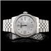 Image 1 : Rolex SS DateJust 1.50ct Diamond Men's Wristwatch