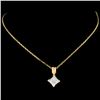 Image 2 : 18K Gold 0.50ctw Diamond Pendant