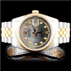 Rolex Two-Tone DateJust Diamond Watch