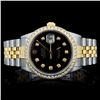 Image 1 : Rolex YG/SS DateJust 1.50ct Diamond Men's Watch
