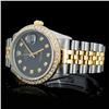 Image 2 : Rolex YG/SS DateJust 1.50ct Diamond Men's Watch