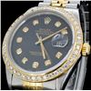 Image 3 : Rolex YG/SS DateJust 1.50ct Diamond Men's Watch