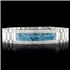 Image 1 : 18K Gold 7.27ctw Men's Diamond Bracelet