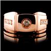 Image 1 : 14K Rose Gold 0.31ctw Fancy Color Diamond Ring
