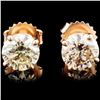 Image 1 : 14K Rose Gold 2.03ctw Diamond Earrings