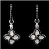 Image 1 : 14K WG 1.13ctw Fancy Color Diamond Earrings
