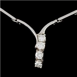 14K Gold 1.00ctw Diamond Necklace