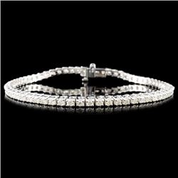 14K Gold 3.00ctw Diamond Bracelet