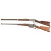 Image 2 : Collector's Lot of Two Antique Winchester Lever Action Rifles -A) Second Year Production Winchester 