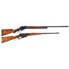 Image 1 : Two Winchester Lever Action Long Guns -A) Winchester Model 1887 10 Gauge Shotgun