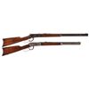 Image 1 : Collector's Lot of Two Winchester Lever Action Rifles -A) First Year Production Winchester Model 92 