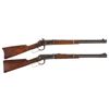 Image 1 : Collector's Lot of Two Pre-64 Winchester Model 94 Lever Action Carbines -A) Winchester Model 94 Carb