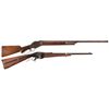 Image 1 : Two Antique Lever Action Long Guns -A) Winchester Model 1887 Shotgun