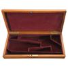 Image 1 : English Fitted Hardwood Display Case for a Percussion Revolver