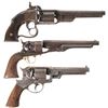 Image 2 : Three Civil War Era Percussion Revolvers -A) Savage Revolving Firearms Navy Revolver