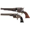 Image 1 : Two Antique Revolvers -A) Anchor Marked U.S. Remington New Model Navy Revolver