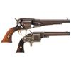 Image 2 : Two Antique Revolvers -A) Anchor Marked U.S. Remington New Model Navy Revolver