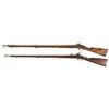 Image 2 : Two Percussion Military Muskets -A) Neise Convesion Musket with Bayonet
