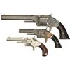 Image 1 : Collector's Lot of Three Smith & Wesson Tip-Up Revolvers -A) Civil War S&W No. 2  Old Army Revolver