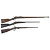 Image 1 : Three Antique Single Shot Long Guns -A) Remington No. 1 Rolling Block Rifle
