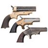 Image 2 : Three Pocket Pistols -A) C. Sharps & Co. Model 2 Pepperbox Pistol