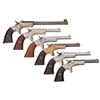 Image 2 : Collector's Lot of Six Stevens Single Shot Pistols -A) Rare Stevens "Six Inch Pocket Rifle" Pistol