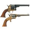 Image 2 : Collector's Lot of Two Antique Single Action Revolvers -A) Factory Engraved Moore's Patent Belt Revo