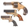 Image 1 : Three Antique Handguns -A) Colt Cloverleaf House Model Revolver
