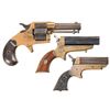Image 2 : Three Antique Handguns -A) Colt Cloverleaf House Model Revolver