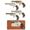 Image 1 : Collector's Lot of Five Scarce Stevens Gem Single Shot Pocket Pistols -A) Stevens Gem Pocket Pistol