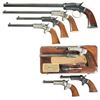 Image 1 : Collector's Lot of Seven Stevens Tip-Up Single Shot Pistols -A) Stevens Offhand No. 35 Pistol