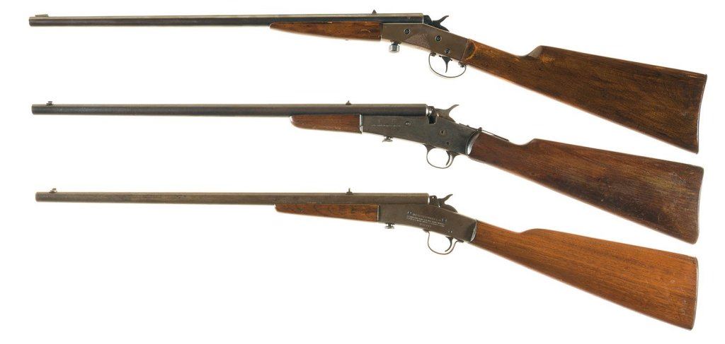Eleven Single Shot Rifles -A) Stevens No. 44 1/2 Rifle