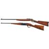 Image 2 : Two Sporting Rifles -A) Winchester Model 1885 Low Wall Single Shot Rifle
