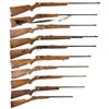 Image 1 : Ten Rimfire Sporting Long Guns -A) Winchester Model 67 Single Shot Bolt Action Rifle