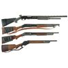 Image 1 : Four Sporting Shotguns -A) Remington Wingmaster Model 870TB Trap Slide Action Shotgun with Red Dot S