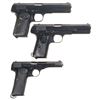 Image 2 : Three Semi-Automatic Pistols -A) Fabrique National Model 1903 Pistol