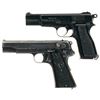 Image 1 : Two Semi-Automatic Military Pistols -A) Browning No. 2 MK I* Pistol