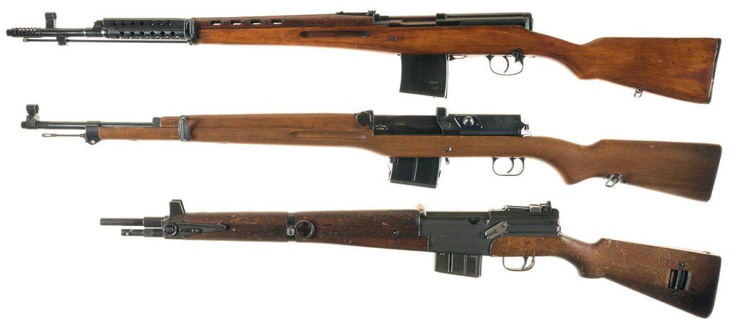 Three European Semi-Automatic Military Rifles -A) Soviet SVT40 Rifle