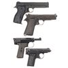 Image 2 : Four Semi-Automatic Pistols -A) French S.A.C.M. Model 1935A Pistol