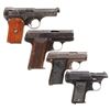 Image 2 : Four European Semi-Automatic Pistols -A) Rare Bernardon-Martin Model 1907-1908 Pistol