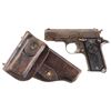 Image 1 : Scarce Albrecht Kind Shipped Star Model D Semi-Automatic Pistol with Holster