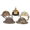 Image 1 : Five Military Style Helmets