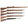 Image 1 : Collector's Lot of Five Japanese Bolt Action Military Longarms -A) Koishikawa Type 35 Rifle