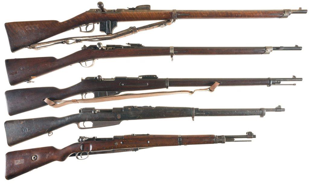 Five Bolt Action Military Rifles -A) Dutch Model 1871/88 Beaumont ...