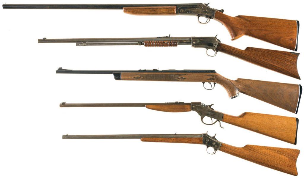 Five Sporting Longarms A Harrington Amp Richardson Topper M48 Single Shot Shotgun