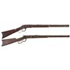 Image 1 : Two Antique Winchester Lever Action Rifles -A) Winchester Model 1873 Rifle