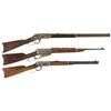 Image 1 : Collector's Lot of Three Winchester Lever Action Long Guns -A) Winchester Model 1873 Rifle