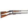 Image 1 : Two Sporting Rifles -A) Winchester Model 55 Lever Action Takedown Rifle with Second Barrel